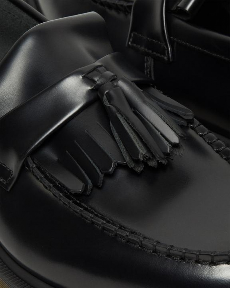 Chaussure Dr Martens Adrian Smooth Cuir Tassel Homme Noir | France_Dr61548